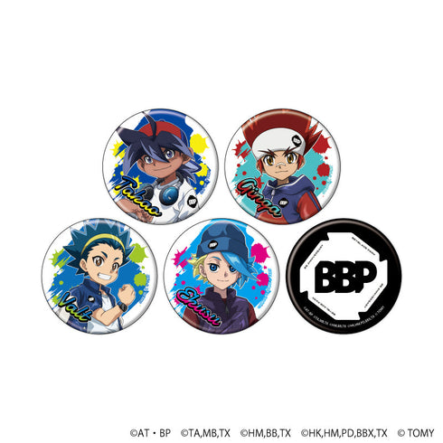『BEYBLADE PARK』缶バッジ01/BOX(全5種)(描き下ろしイラスト)